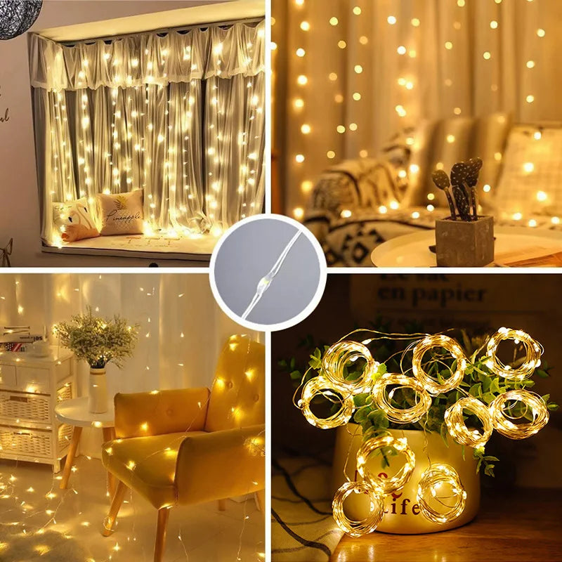 Garland Curtain Lights